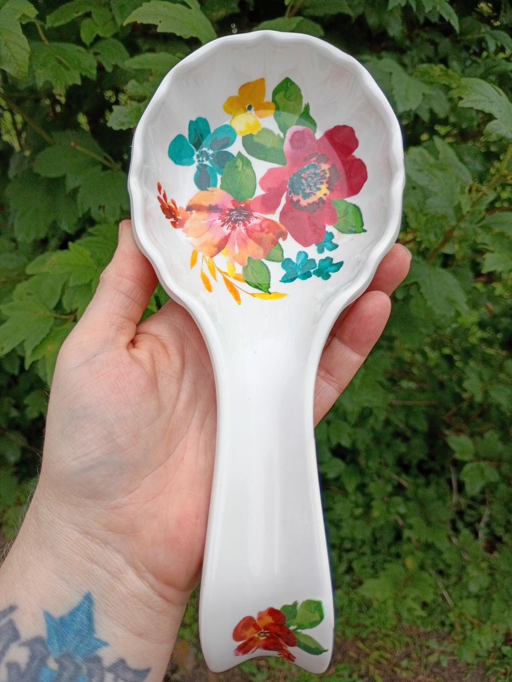 The Pioneer Woman "Spring Bouquet" Melamine Spoon Rest